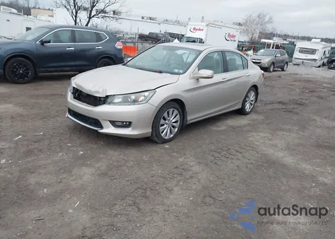 2014 Honda Accord Ex-L V-6 from USA, damaged, VIN 1HGCR3F85EA019311